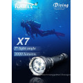 Profession de plongée profonde 3x Cree LED super lumineuse magnétique sous-marine plongée lumières